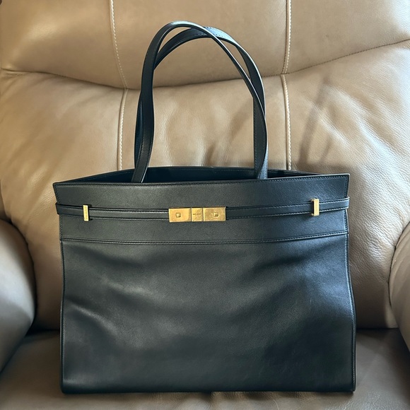 Saint Laurent Manhattan Tote Black - Picture 1 of 8